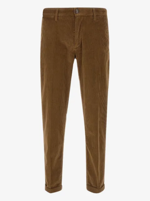 Re-Hash corduroy cuffed trousers