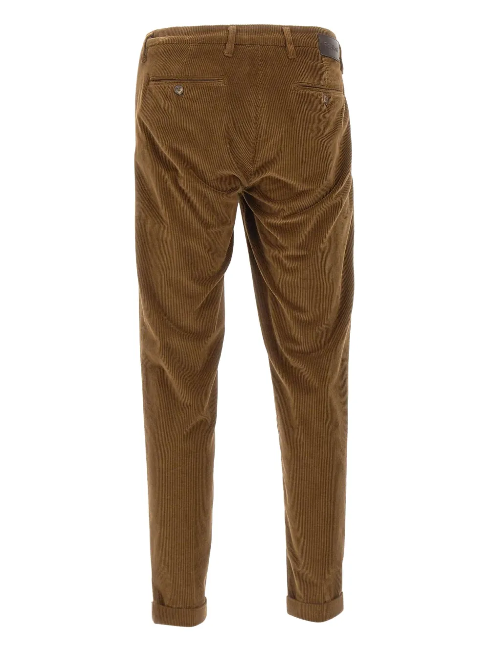Re-hash Corduroy Cuffed Trousers In Brown