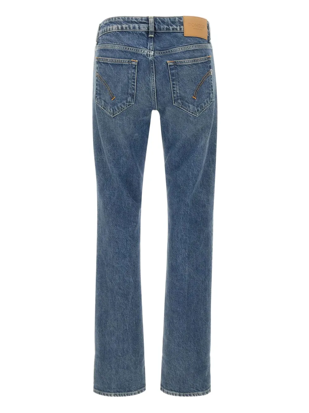 DONDUP five-pocket logo jeans - Blauw