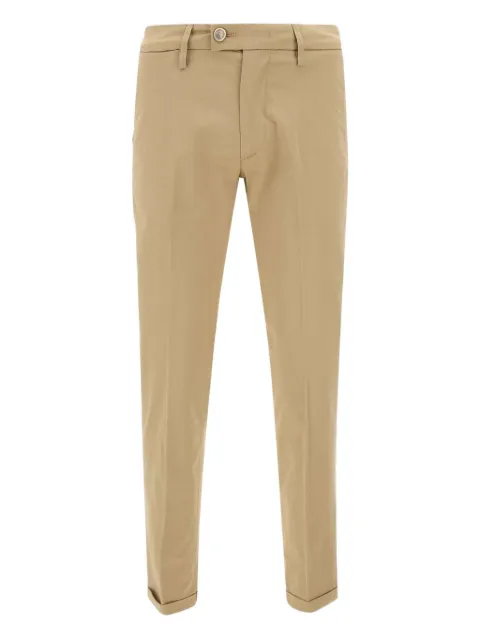 Re-Hash belt-loops cuffed trousers