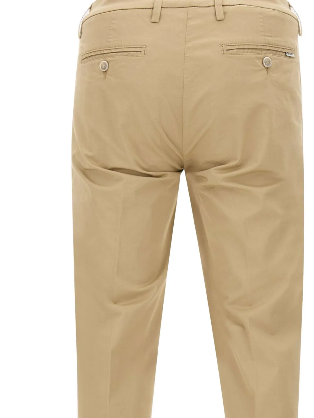 Re-hash Belt-loops Cuffed Trousers In Neutral