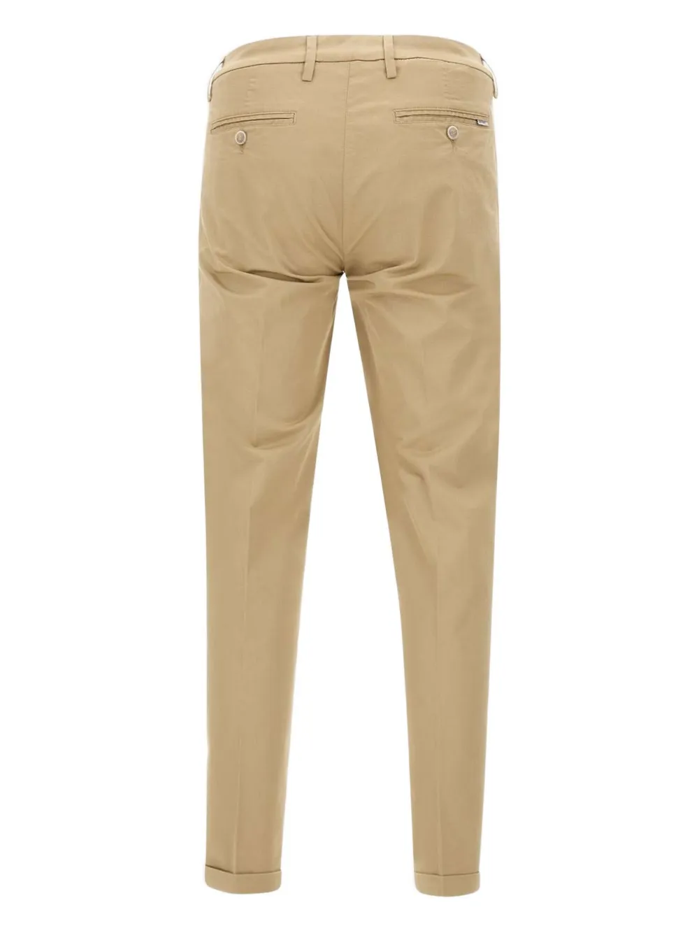 Re-hash Belt-loops Cuffed Trousers In Neutral