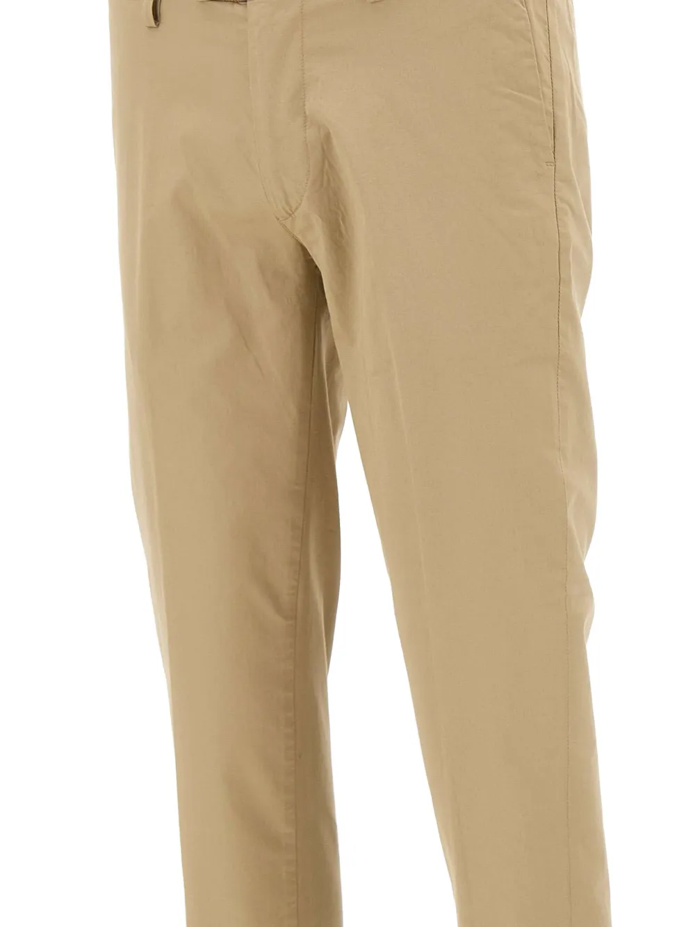 Re-hash Belt-loops Cuffed Trousers In Neutral