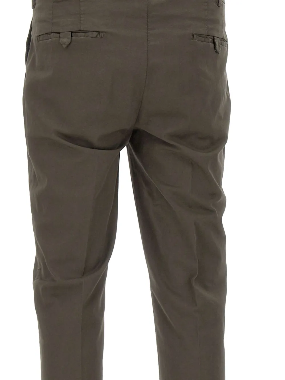 Devore Belt-loops Trousers In Brown