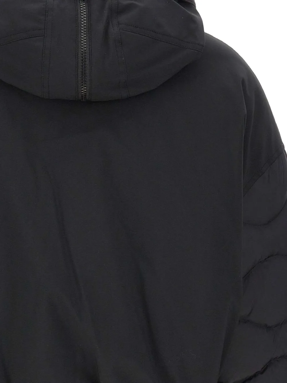 Blauer Harley Hooded Bomber Jacket In Black
