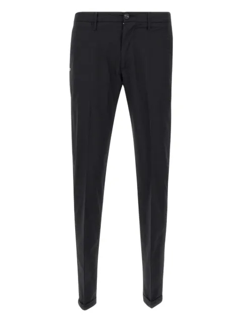 Re-Hash belt loops turn-up trousers