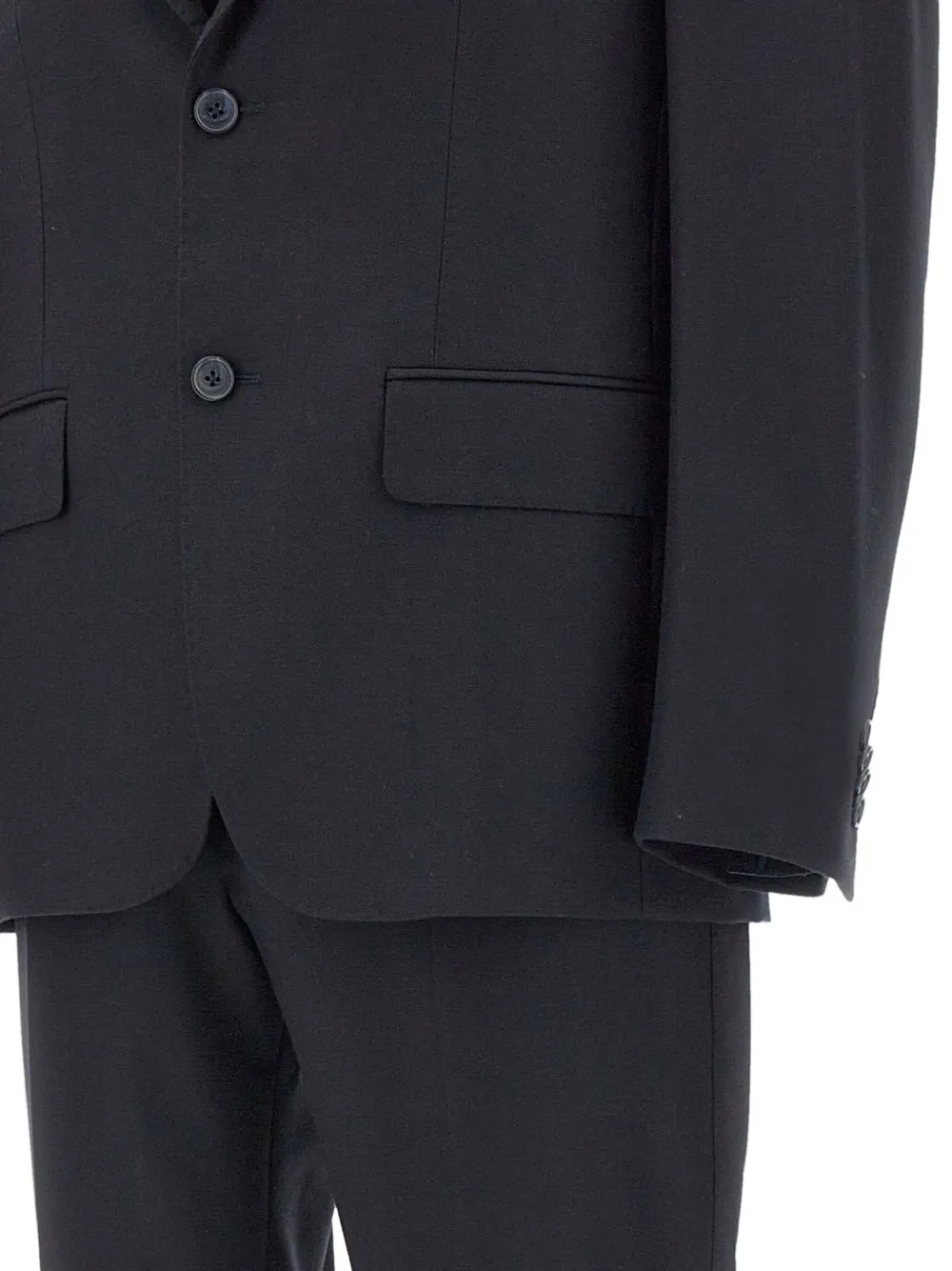 Corneliani Tweedelig pak met puntige revers Grijs