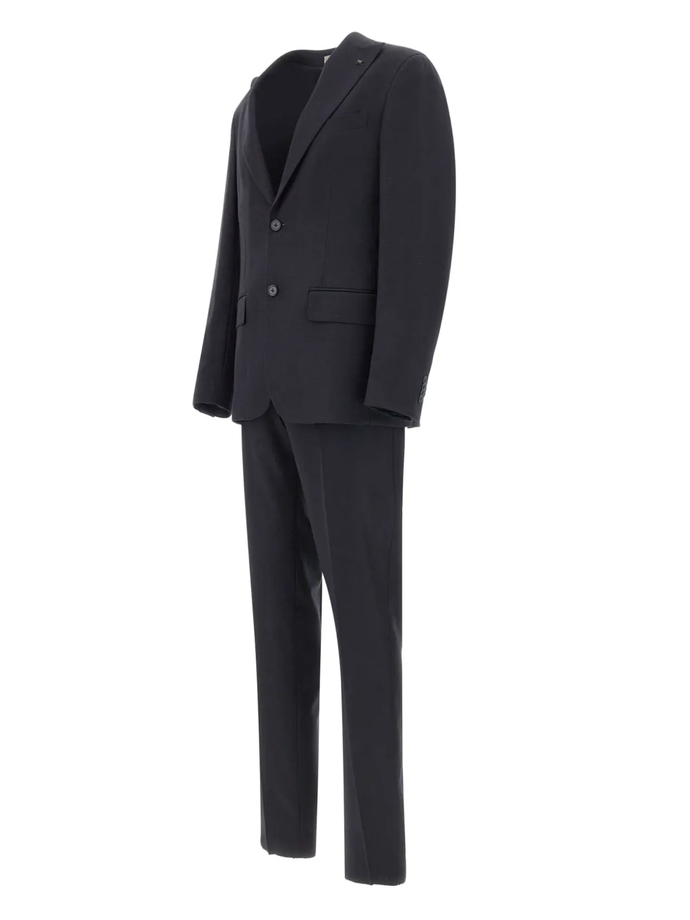 Corneliani Tweedelig pak met puntige revers Grijs