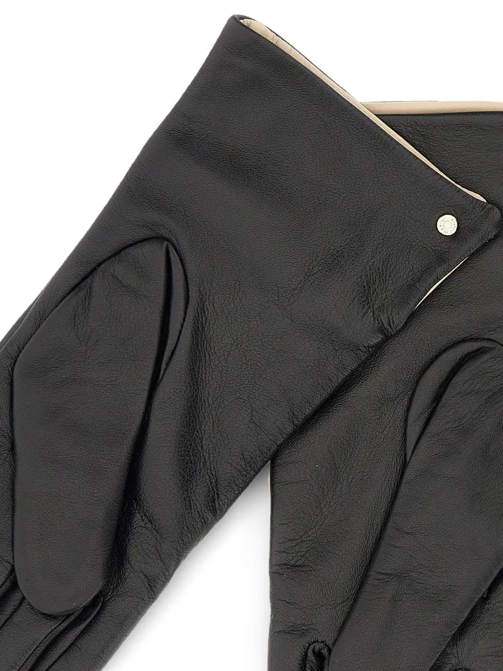 GIANNI CHIARINI Leren handschoenen Zwart