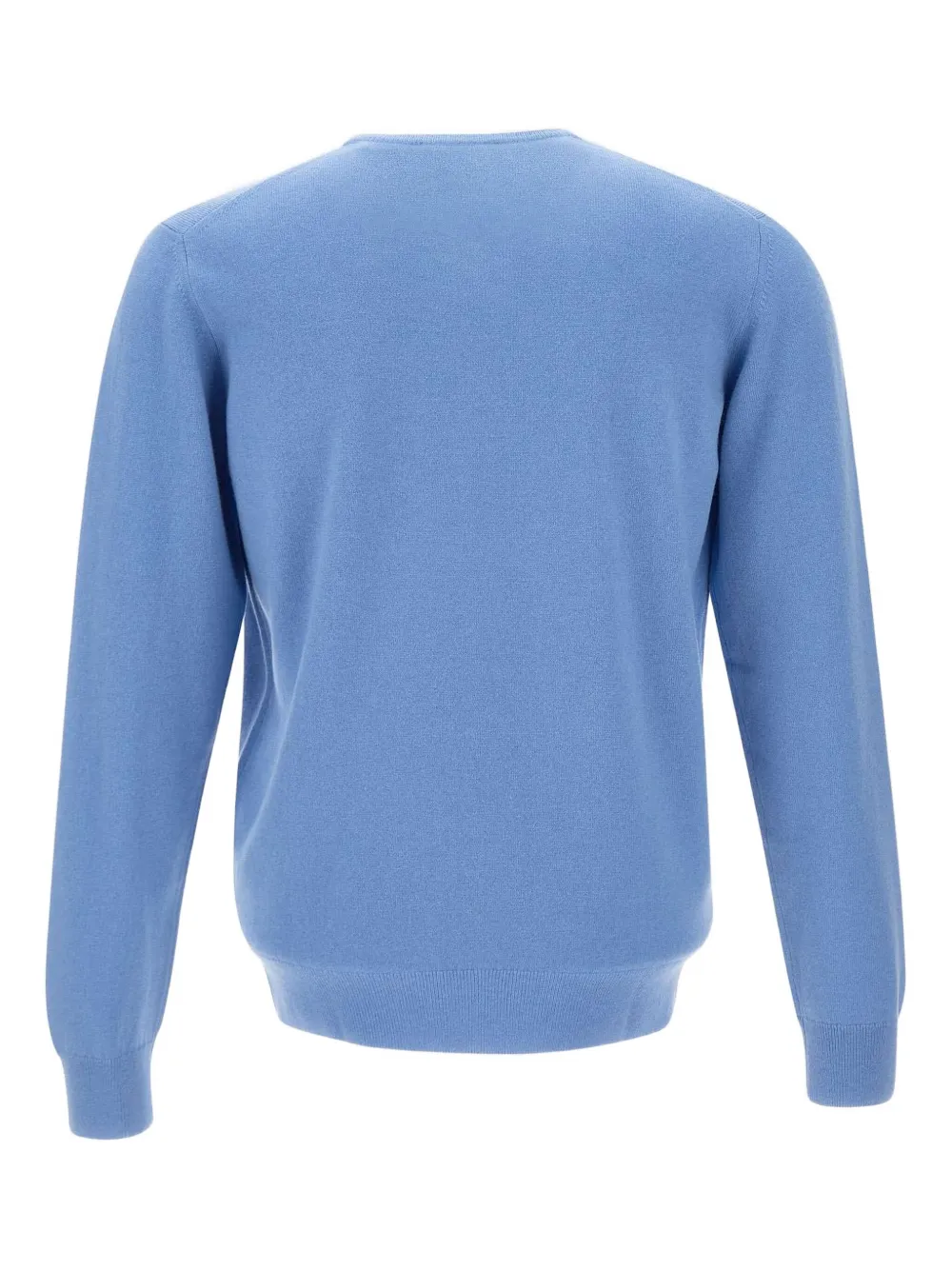 Della Ciana ribbed crew neck sweater - Blauw