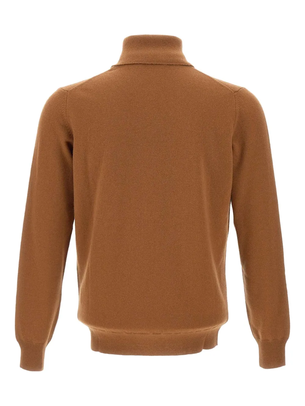 Kangra turtleneck ribbed knitwear - Bruin