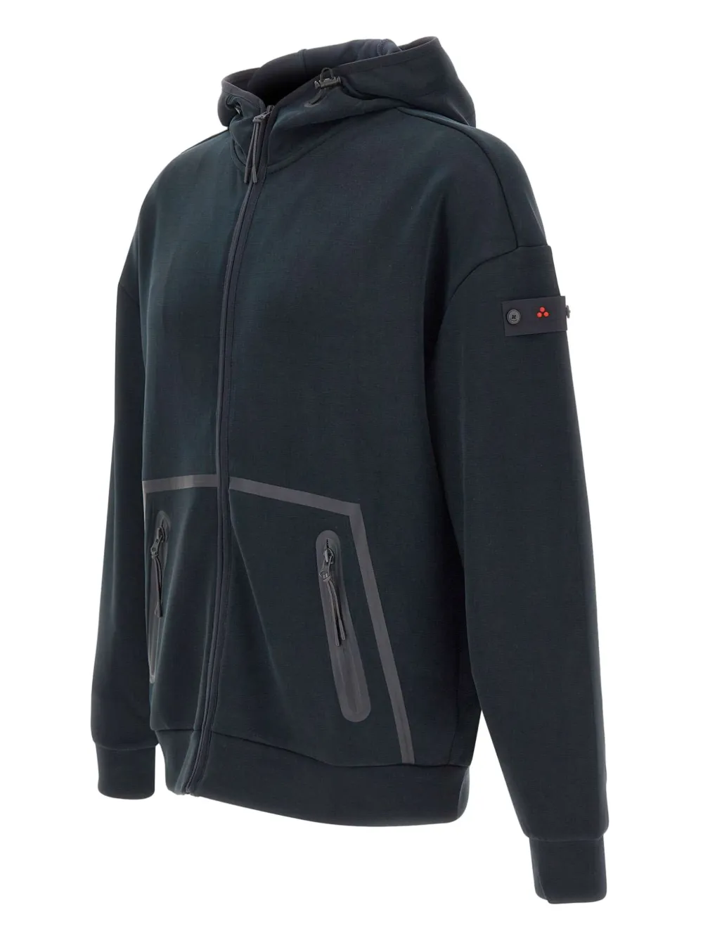 Peuterey Hoodie met capuchon en rits Zwart
