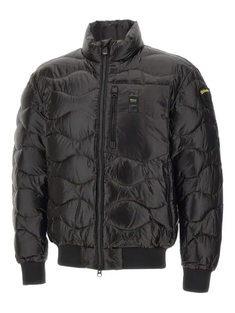 Blauer quilted bomber jacket