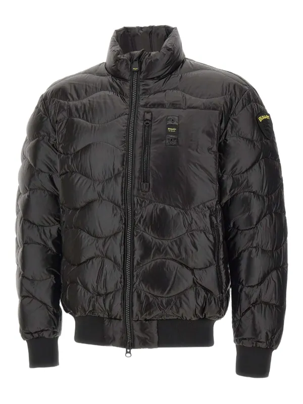 Blauer キルティング ボンバージャケット | ブラック | FARFETCH JP