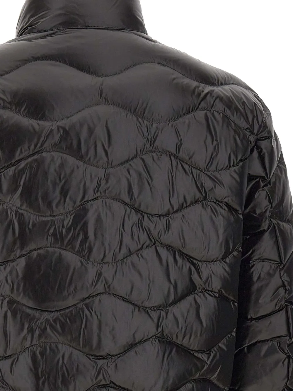 Blauer Quilted Bomber Jacket In Black