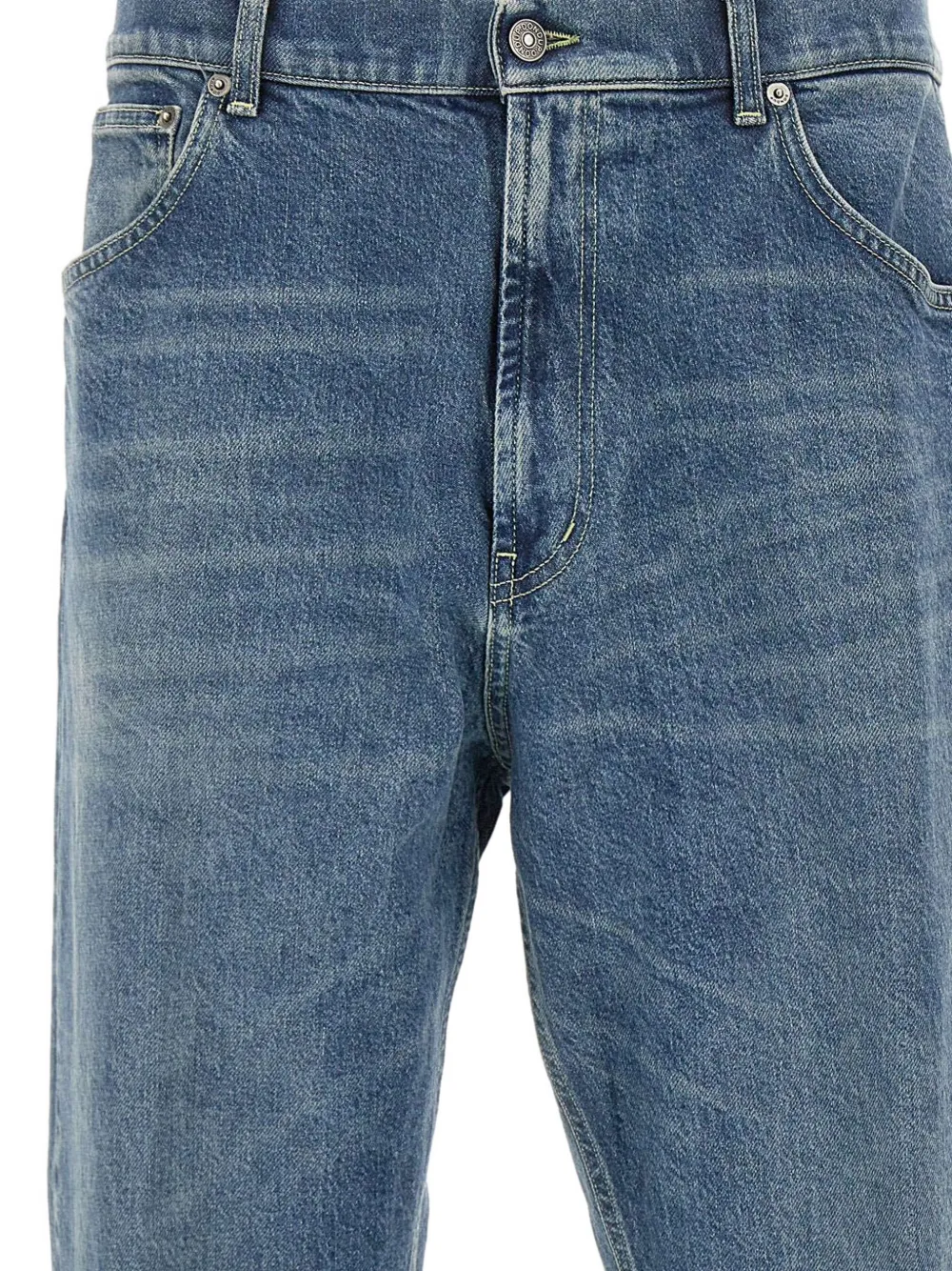 DONDUP Jeans met riemlussen Blauw