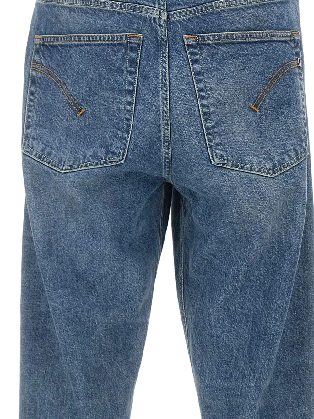 DONDUP Jeans met riemlussen Blauw