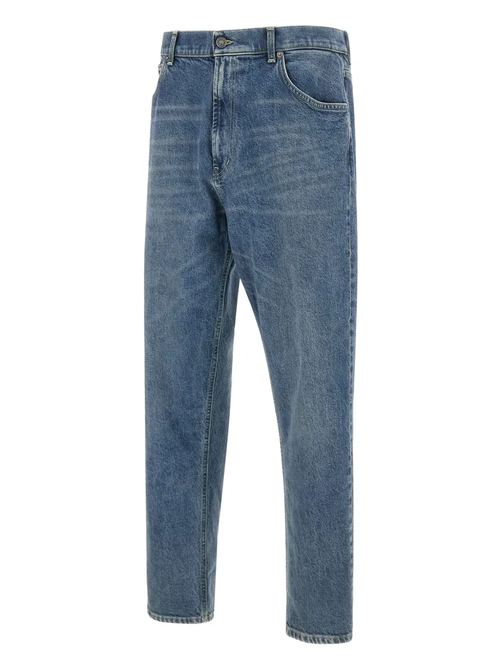 DONDUP Jeans met riemlussen Blauw
