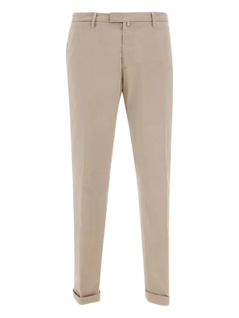 Briglia 1949 belt loops turn-up trousers