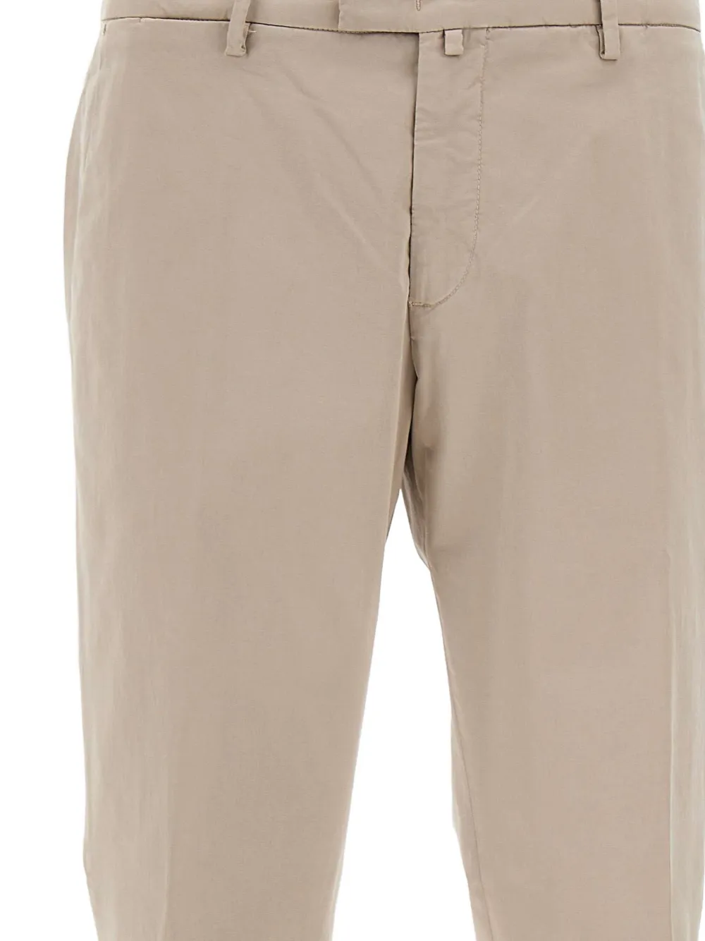 Belt Loops Turn-Up Trousers