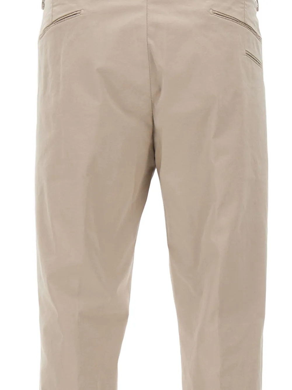Belt Loops Turn-Up Trousers
