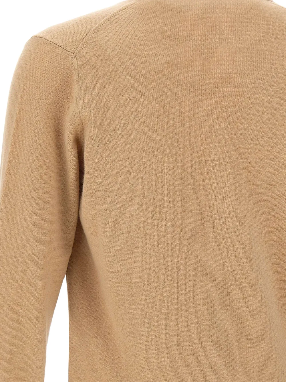 Kangra Vest met sjaalkraag en knoop Beige