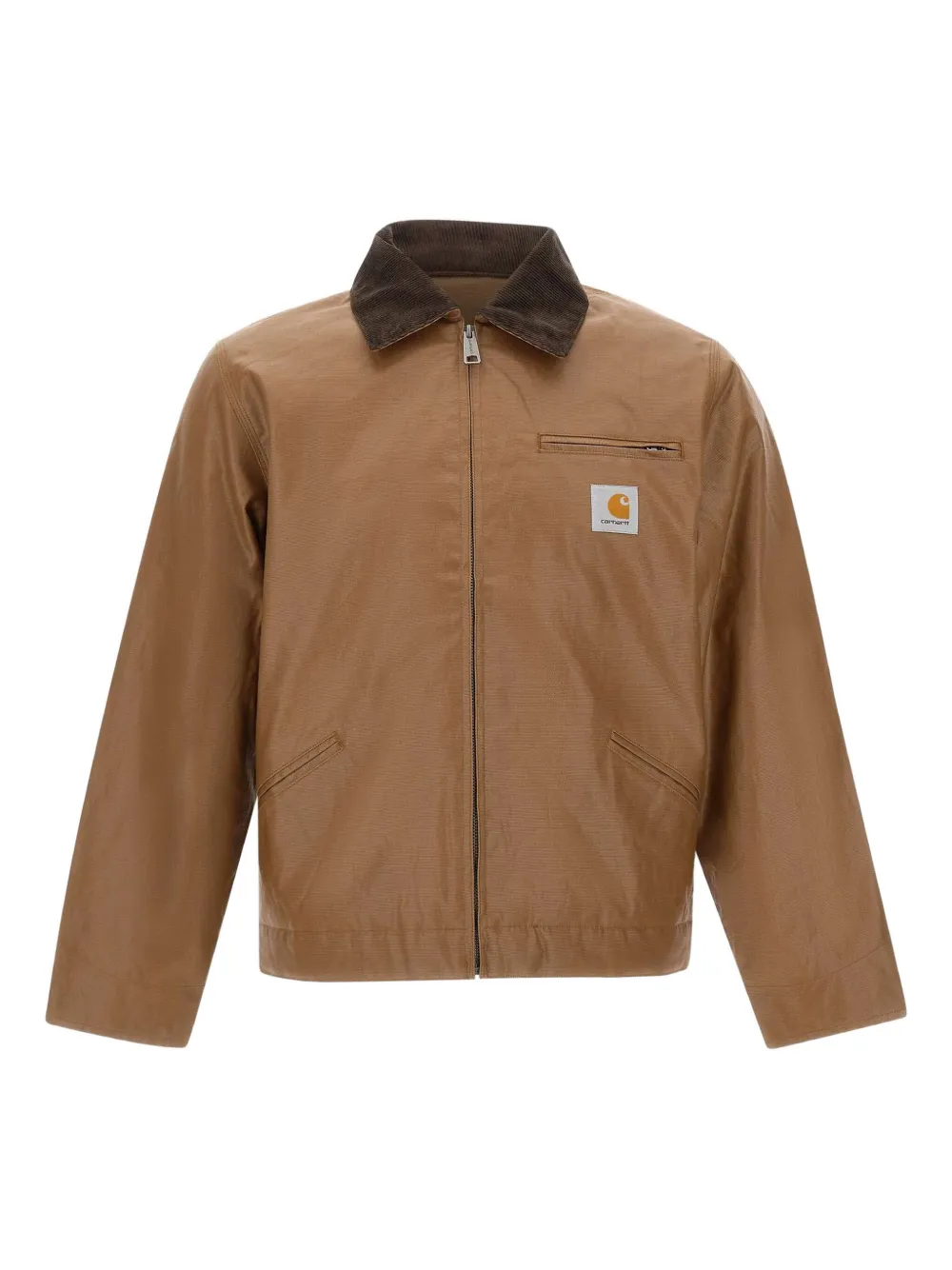 Carhartt WIP x Sacai corduroy collar zip jacket | Brown | Image 1