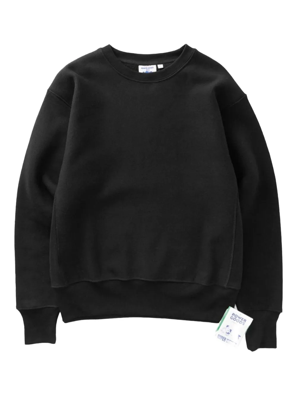 Power Goods Crewneck Sweatshirt In Black