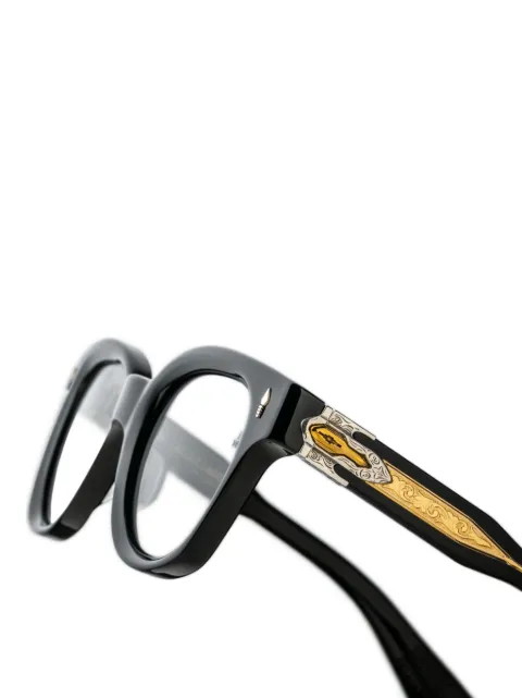 Jacques Marie Mage lentes con armazón redonda