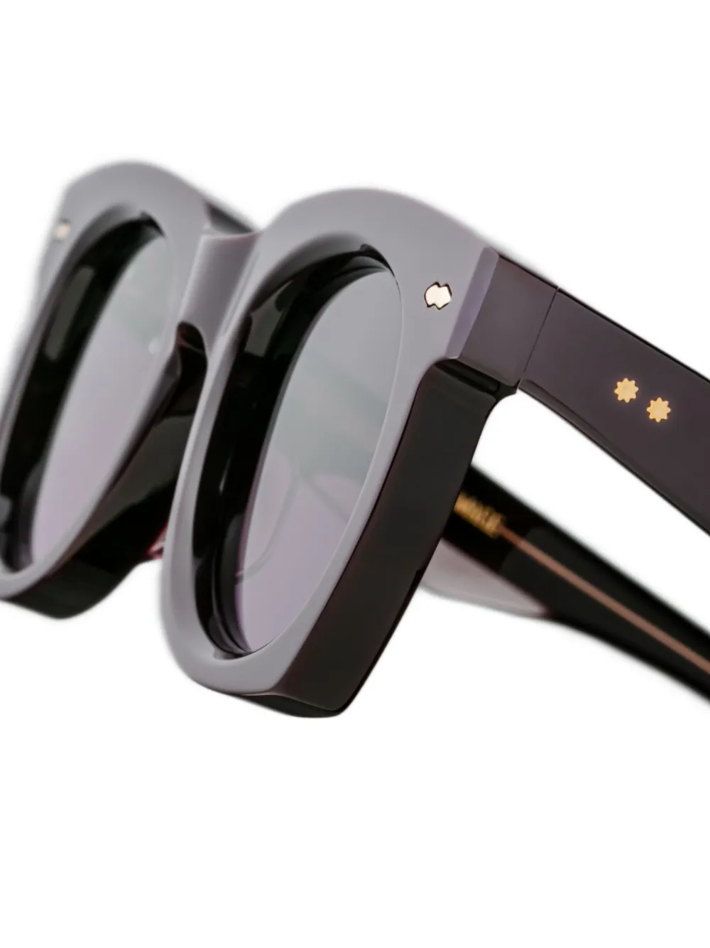 Jacques Marie Mage Zonnebril met rond montuur Paars