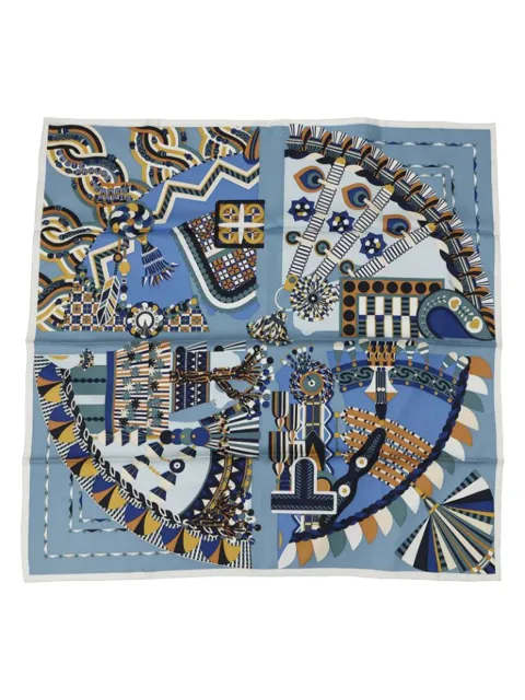 Hermès Pre-Owned 2019-2020 Haute Parure Silk Scarf scarves