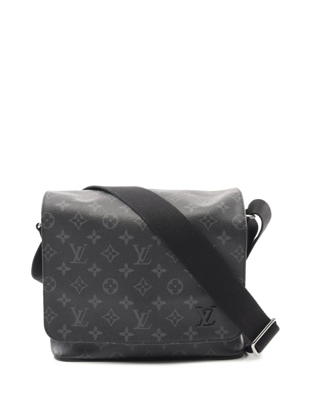 Louis Vuitton Pre-Owned 2017 Monogram Eclipse District PM crossbody bag | Black | Image 1