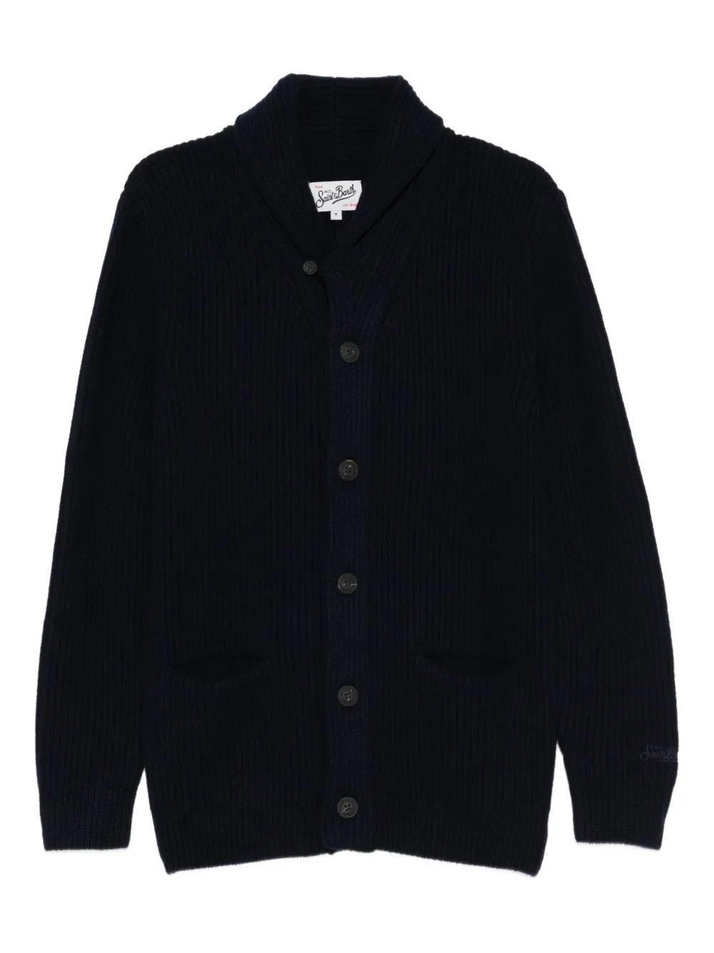 MC2 Saint Barth buttoned shawl-collar cardigan | Blue | Image 1