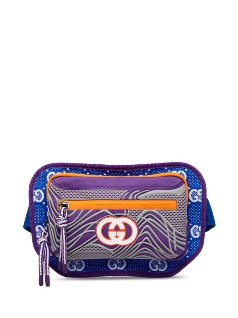 Gucci Pre-Owned 2016-2025 GG Nylon and Rubber belt bag