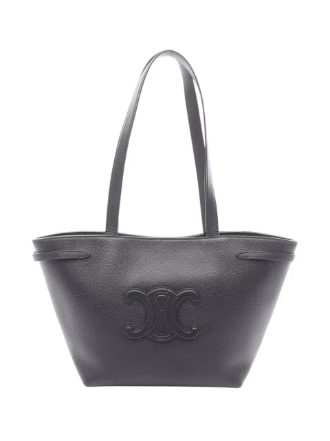 Celine Pre-Owned 2021-2025 Small Calfskin Cabas Cuir Triomphe Anais tote bag