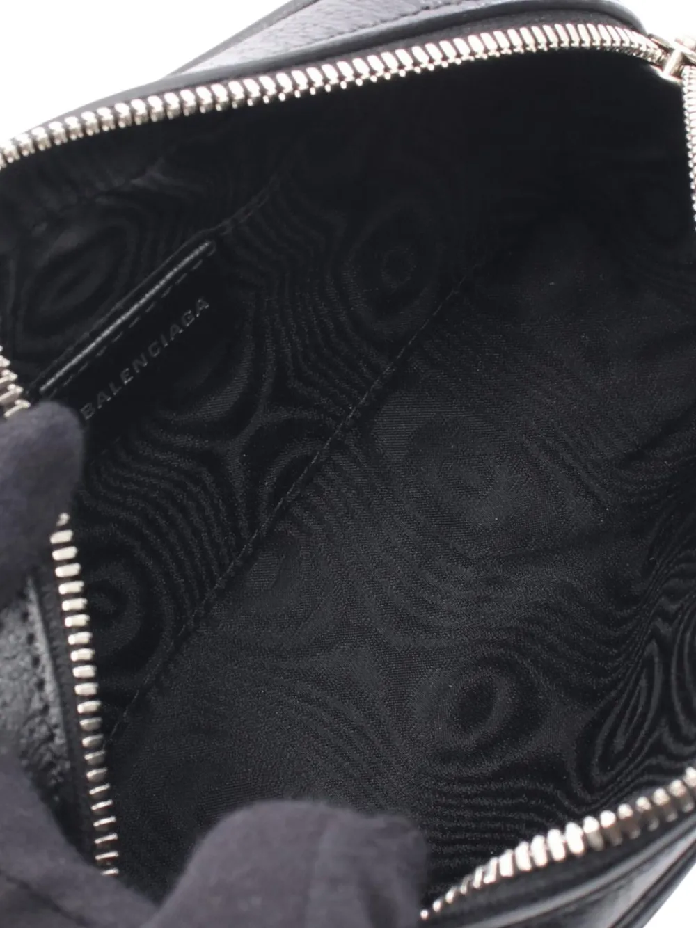 Pre-owned Balenciaga 2021-2025 The Hacker Project Bb Canvas Web Crossbody Bag In Black