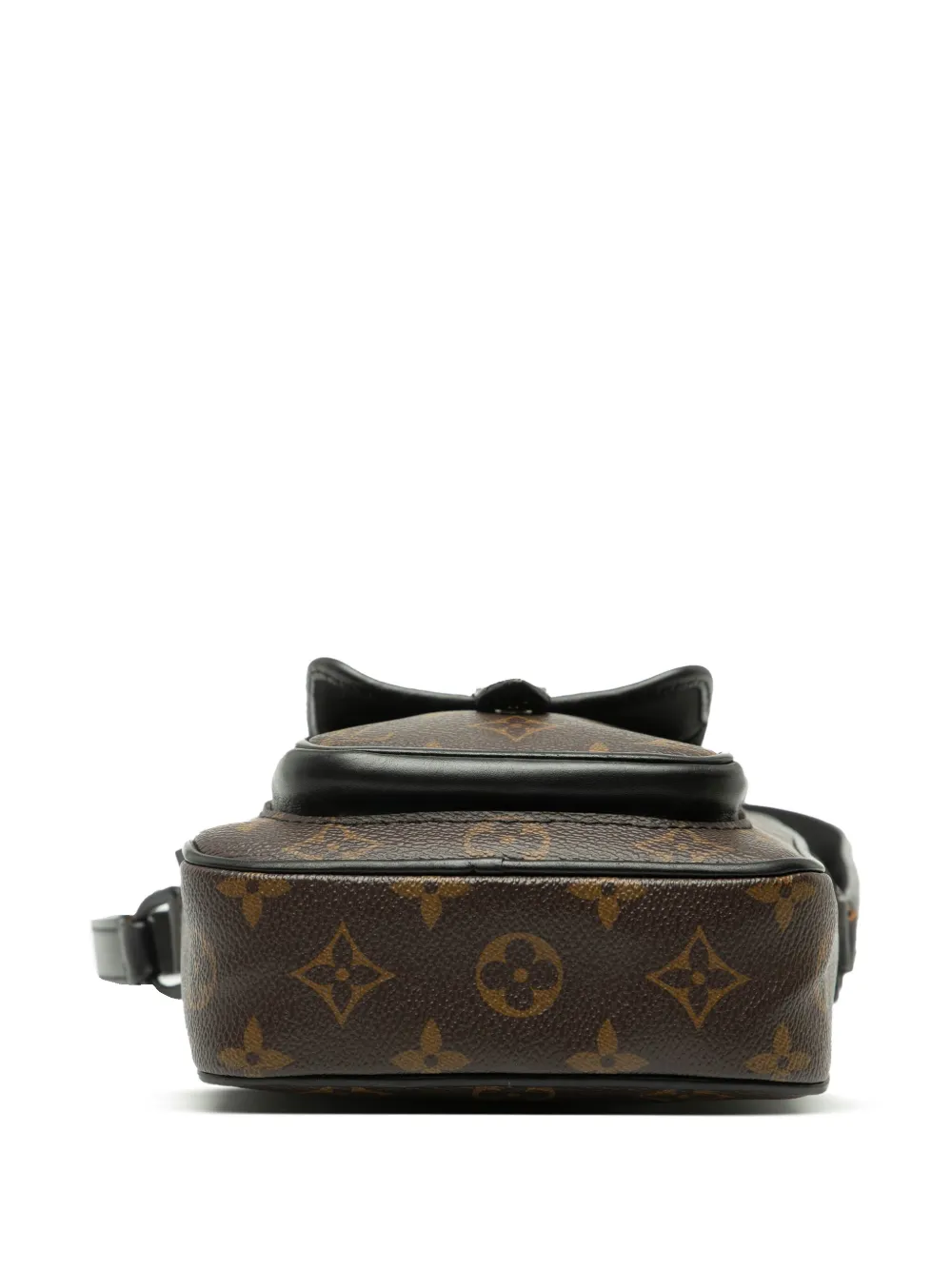 Pre-owned Louis Vuitton 2021-2025 Monogram Macassar Christopher Wearable Crossbody Bag In Brown