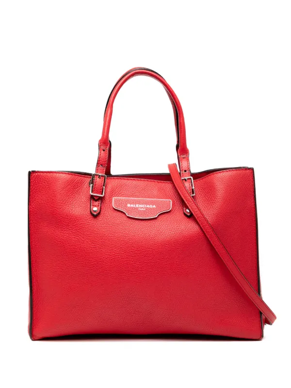 Balenciaga Pre-Owned 2015 Grained Calfskin Papier A6 Zip Around Tote  Satchel Red FARFETCH PH