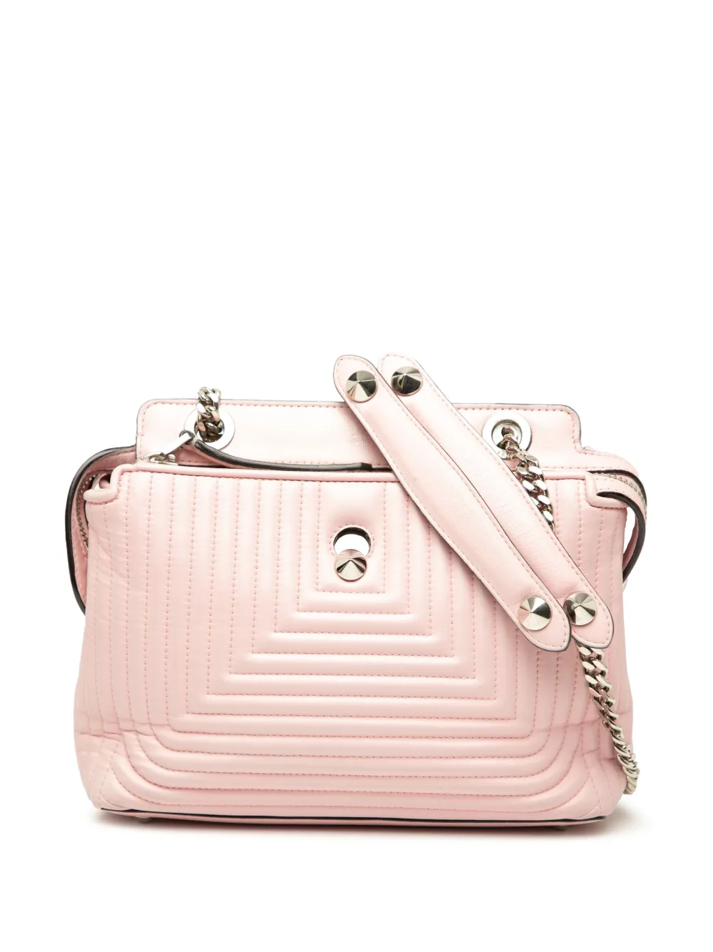 Fendi Pre-Owned 2010-2025 Small Lambskin DotCom Click shoulder bag | Pink | Image 1