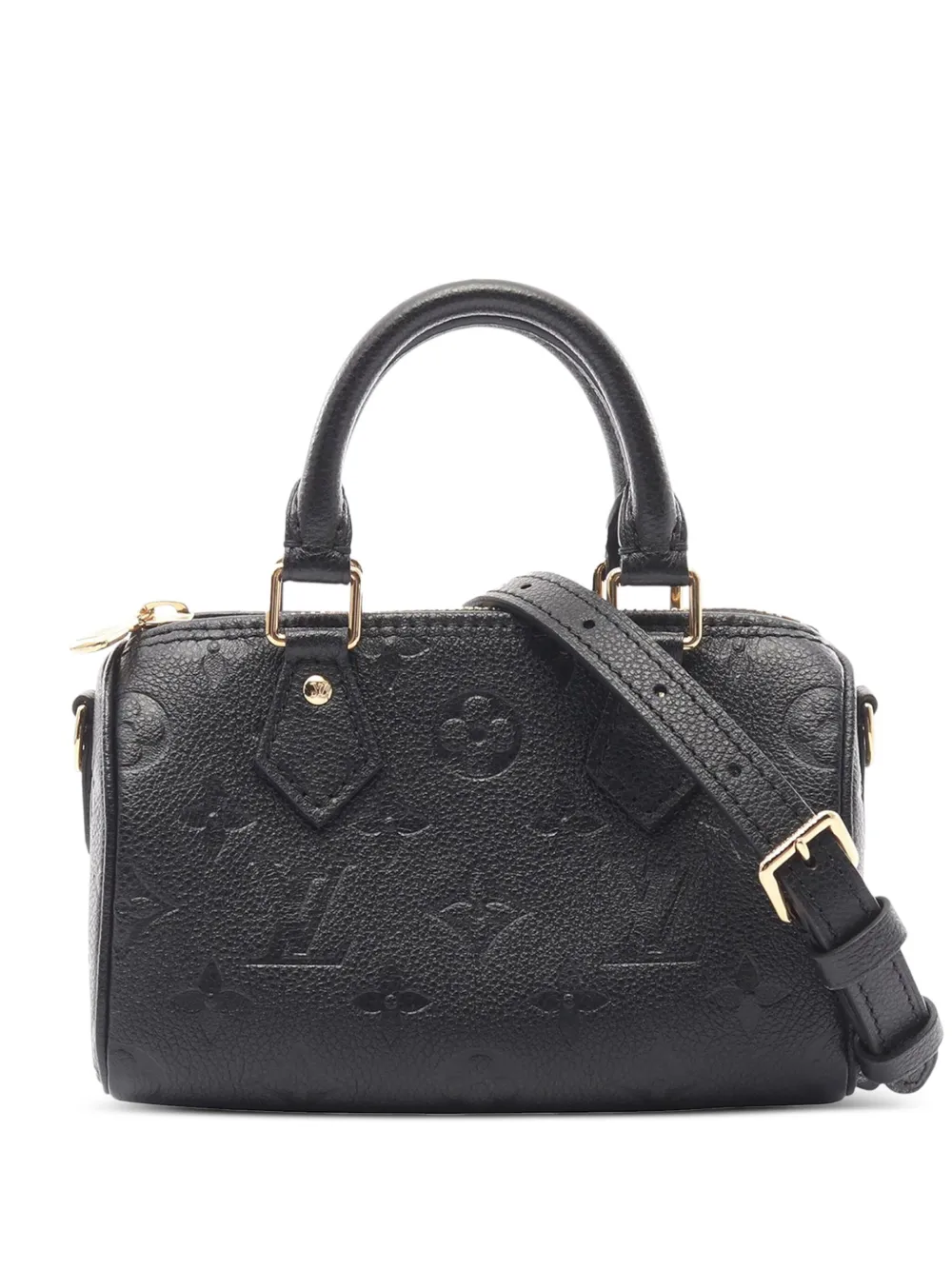 Louis Vuitton Pre-Owned 2021-2025 モノグラム アンプラント ナノ スピーディ バンドリエール Louis Vuitton Pre-Owned 2021-2025 モノグラム アンプラント ナノ スピーディ バンドリエール