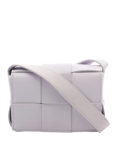 Bottega Veneta Pre-Owned bolsa crossbody Candy de piel de napa en Intrecciato Cassette 2012-2025