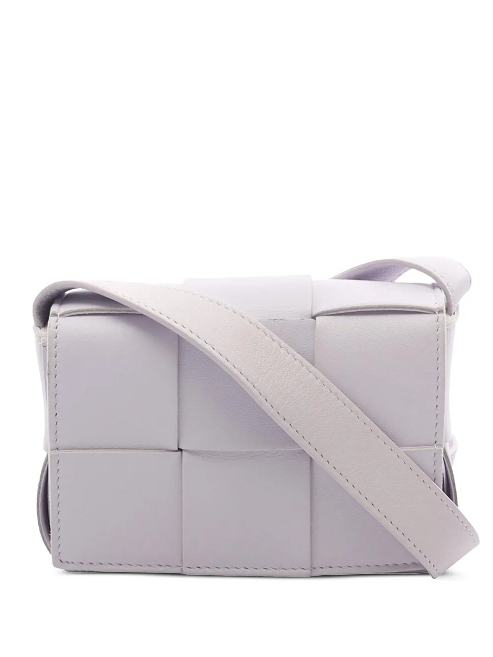 Bottega Veneta Pre-Owned 2012-2025 Candy Nappa Intrecciato Cassette crossbody bag | Purple | Image 1