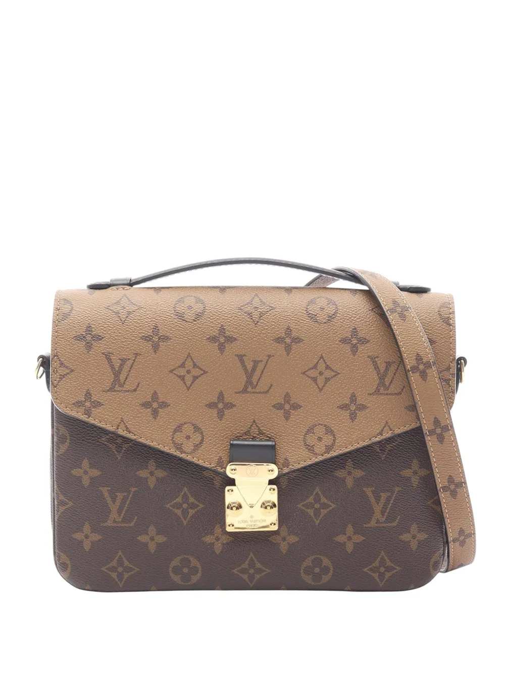Louis Vuitton Pre-Owned 2021-2025 モノグラム リバース ポシェット メティス サッチェルバッグ - Louis Vuitton Pre-Owned 2021-2025 モノグラム リバース ポシェット メティス サッチェルバッグ -