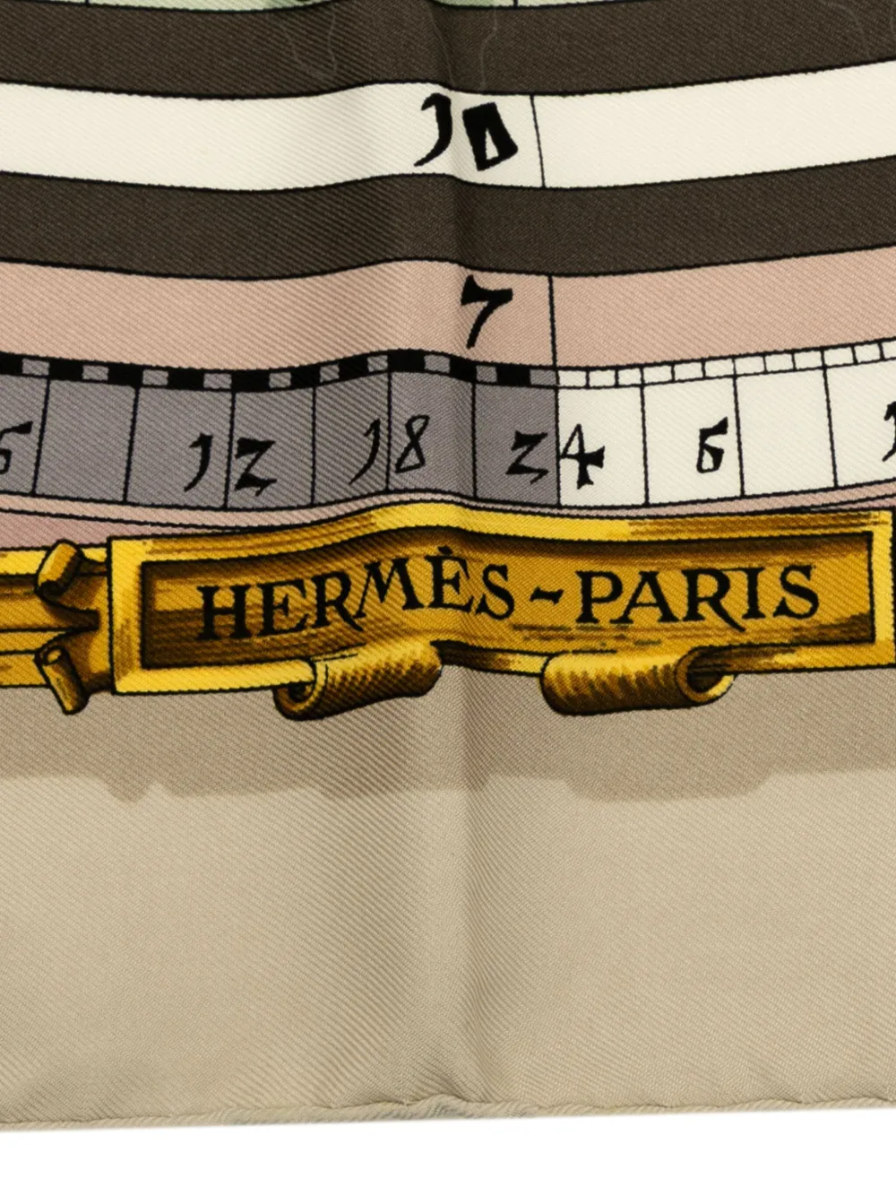 Hermès Pre-Owned mascada Astrologie Dies et Hore de seda del siglo XX | Image 2