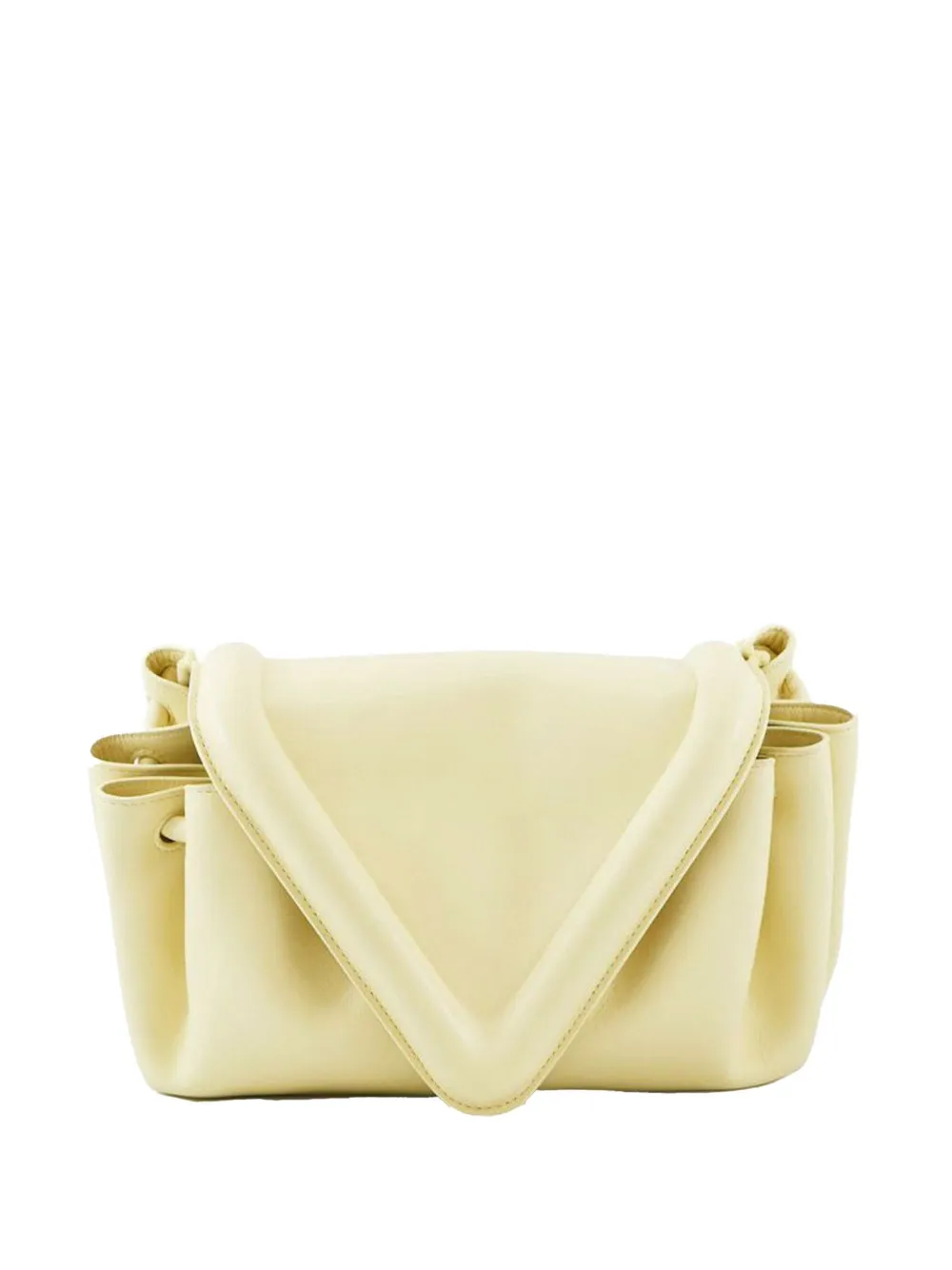 Bottega Veneta Pre-Owned 2010-2025 Large Leather Beak crossbody bag - Giallo