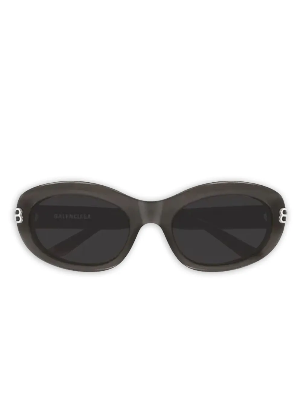 Balenciaga oval-frame sunglasses | Grey | Image 1