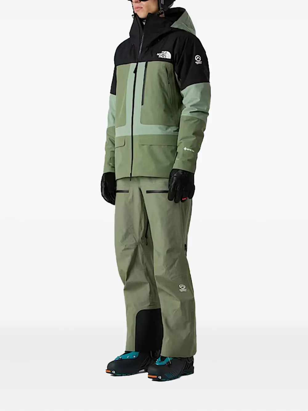 The North Face Summit Verbier jack met ritszak Groen