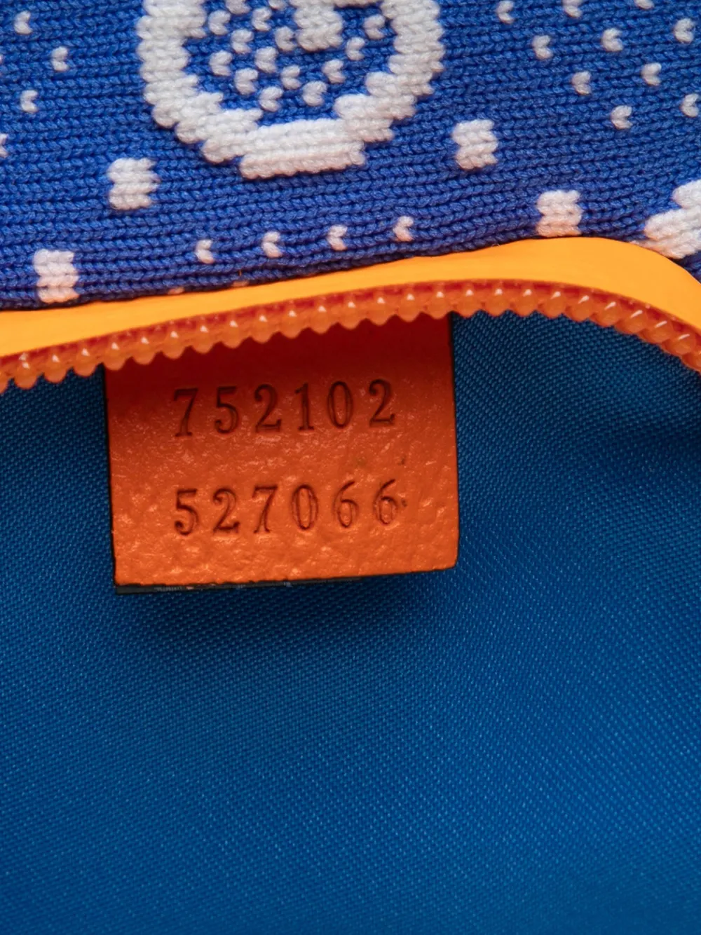 Pre-owned Gucci 2016-2025 Gg Nylon And Rubber Belt Bag In Blue