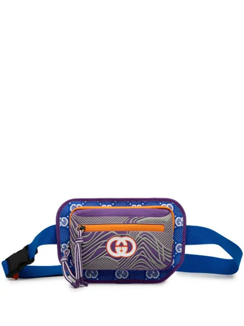Gucci Pre-Owned 2016-2025 GG Nylon and Rubber belt bag