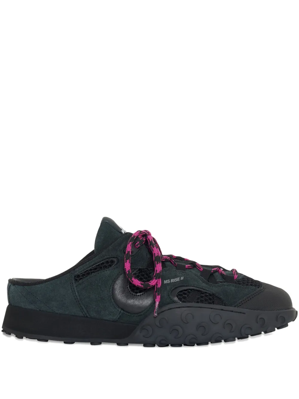 Marine Serre Muiltjes met veterdetail Zwart